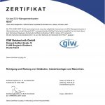 Zertifikat für das SGU-Managementsystem SCC