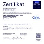 Zertifikat für das SGU-Managementsystem SCC